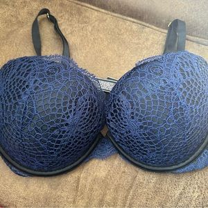 NWT navy and black VS Very Sexy push-up Bra